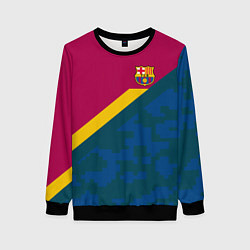 Свитшот женский Barcelona FC: Sport Camo 2018, цвет: 3D-черный