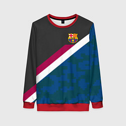 Свитшот женский FC Barcelona: Sport Camo, цвет: 3D-красный