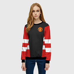 Свитшот женский Man UTD FC: Vintage 2018, цвет: 3D-черный — фото 2