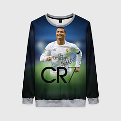 Свитшот женский CR7, цвет: 3D-меланж