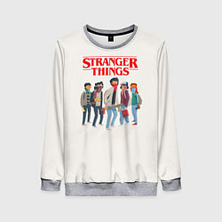 Свитшот женский Stranger Things Friends, цвет: 3D-меланж