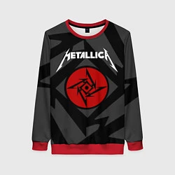 Свитшот женский Metallica Star, цвет: 3D-красный