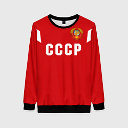 Свитшот женский Сборная СССР 1988, цвет: 3D-черный