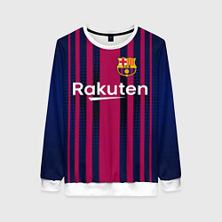 Свитшот женский FC Barcelona: Rakuten, цвет: 3D-белый