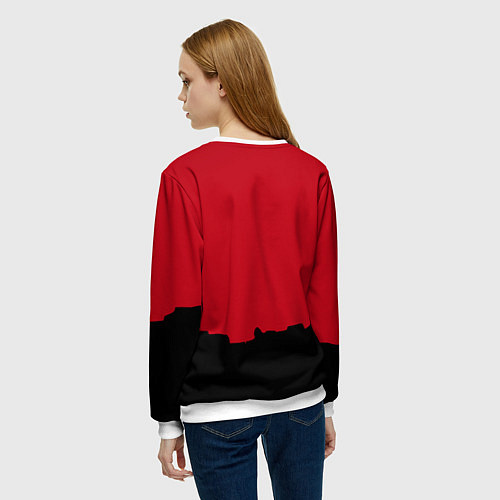 Женский свитшот Soldier: William Blaskovitz / 3D-Белый – фото 4