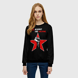 Свитшот женский Rage Against the Machine - star, цвет: 3D-черный — фото 2