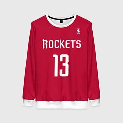 Свитшот женский Rockets: Houston 13, цвет: 3D-белый