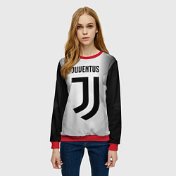 Свитшот женский FC Juventus: Silver Original, цвет: 3D-красный — фото 2