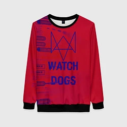 Свитшот женский Watch Dogs: Hacker Collection, цвет: 3D-черный