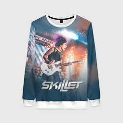 Свитшот женский Skillet: Korey Cooper, цвет: 3D-белый