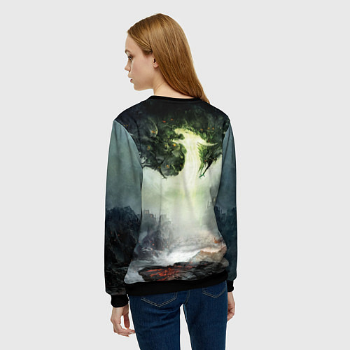 Женский свитшот Dragon Age: Inquisition / 3D-Черный – фото 4