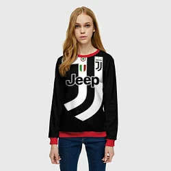 Свитшот женский FC Juventus: FIFA 2018, цвет: 3D-красный — фото 2