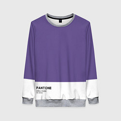 Свитшот женский Pantone: Ultra Violet, цвет: 3D-меланж