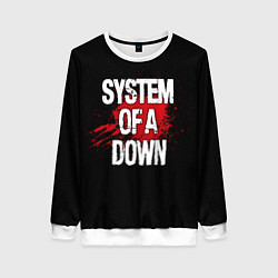 Свитшот женский System of a Down Blood, цвет: 3D-белый