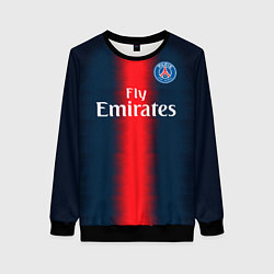 Свитшот женский FC PSG: Neymar Home 1819, цвет: 3D-черный