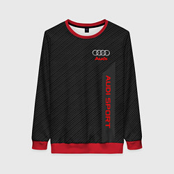 Свитшот женский Audi: Sport Line, цвет: 3D-красный