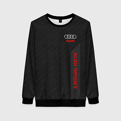Свитшот женский Audi: Sport Line, цвет: 3D-черный