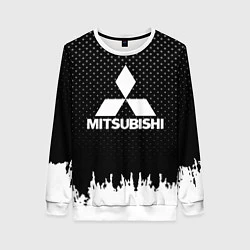 Свитшот женский Mitsubishi: Black Side, цвет: 3D-белый