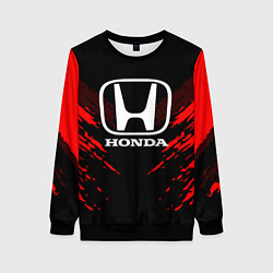 Свитшот женский Honda: Red Anger, цвет: 3D-черный