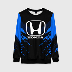Свитшот женский Honda: Blue Anger, цвет: 3D-черный