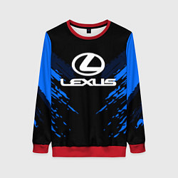 Свитшот женский Lexus: Blue Anger, цвет: 3D-красный