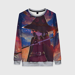 Свитшот женский KonoSuba, цвет: 3D-меланж