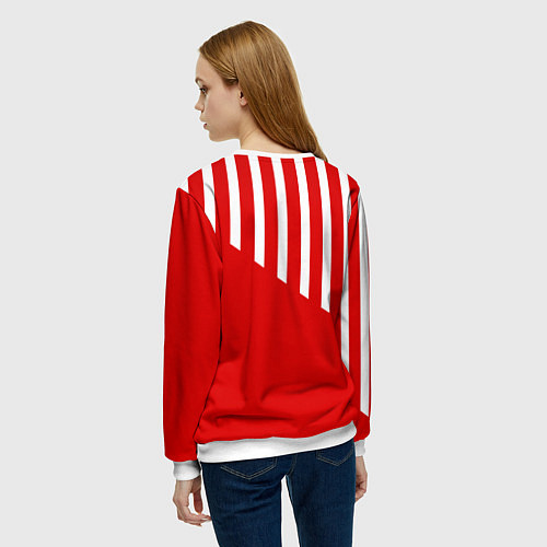 Женский свитшот Сейчас будет мясо / 3D-Белый – фото 4