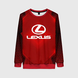 Свитшот женский Lexus: Red Light, цвет: 3D-красный