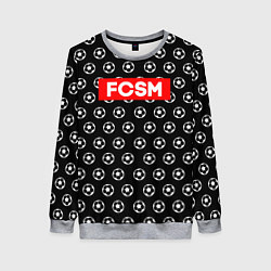 Свитшот женский FCSM Supreme, цвет: 3D-меланж