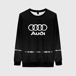 Свитшот женский Audi: Black Abstract, цвет: 3D-черный