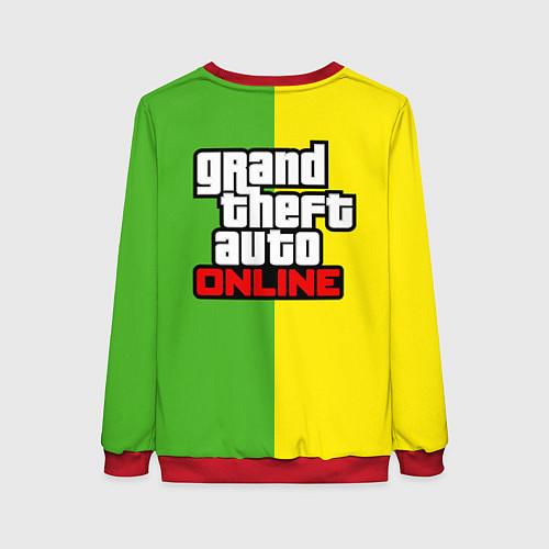 Женский свитшот GTA V: Online Racer / 3D-Красный – фото 2