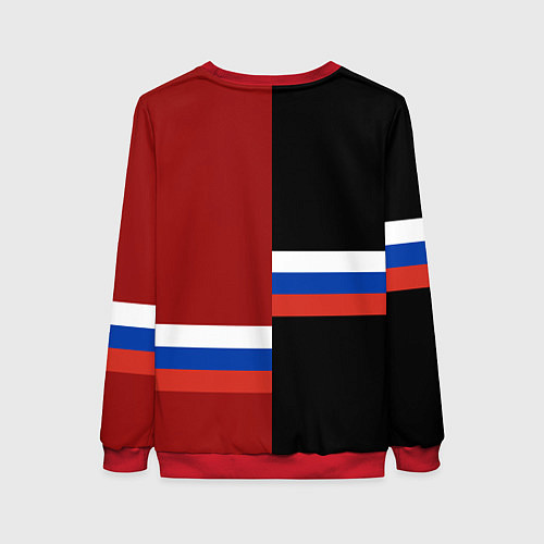 Женский свитшот Tyumen, Russia / 3D-Красный – фото 2