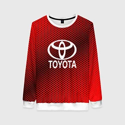 Женский свитшот Toyota: Red Carbon