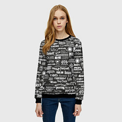 Свитшот женский Rock Star, цвет: 3D-черный — фото 2