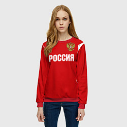 Свитшот женский Сборная России, цвет: 3D-красный — фото 2