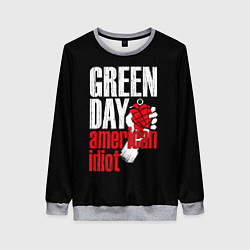 Свитшот женский Green Day: American Idiot, цвет: 3D-меланж