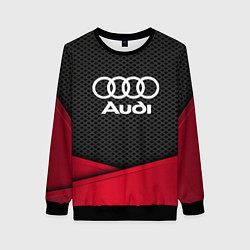 Свитшот женский Audi: Grey Carbon, цвет: 3D-черный