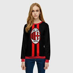 Свитшот женский AC Milan 1899, цвет: 3D-красный — фото 2