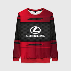 Свитшот женский Lexus Sport, цвет: 3D-красный