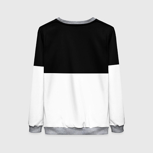 Женский свитшот Molly: Black & White / 3D-Меланж – фото 2