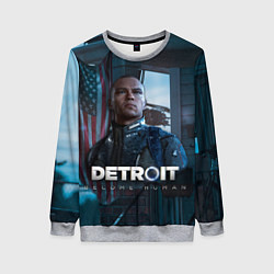 Свитшот женский Detroit: Markus, цвет: 3D-меланж