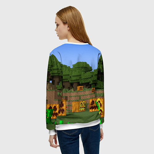 Женский свитшот Бросок Жемчуга Края / 3D-Белый – фото 4