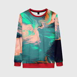 Женский свитшот Кислотные разводы