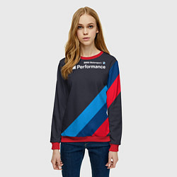 Свитшот женский BMW M Performance, цвет: 3D-красный — фото 2