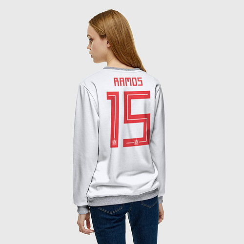 Женский свитшот Ramos Away WC 2018 / 3D-Меланж – фото 4