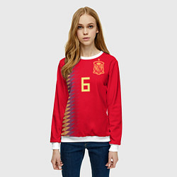 Свитшот женский Iniesta Home WC 2018, цвет: 3D-белый — фото 2