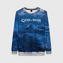 Женский свитшот God of War: Rage of the waves