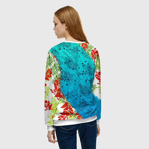 Женский свитшот Rainbow Six: Sunsplash Pack / 3D-Белый – фото 4