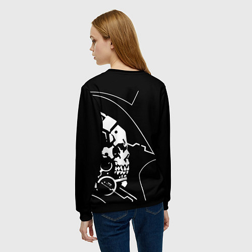 Женский свитшот Ludens Kojima Productions / 3D-Черный – фото 4