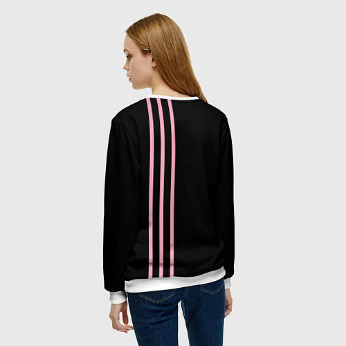 Женский свитшот Black Pink / 3D-Белый – фото 4
